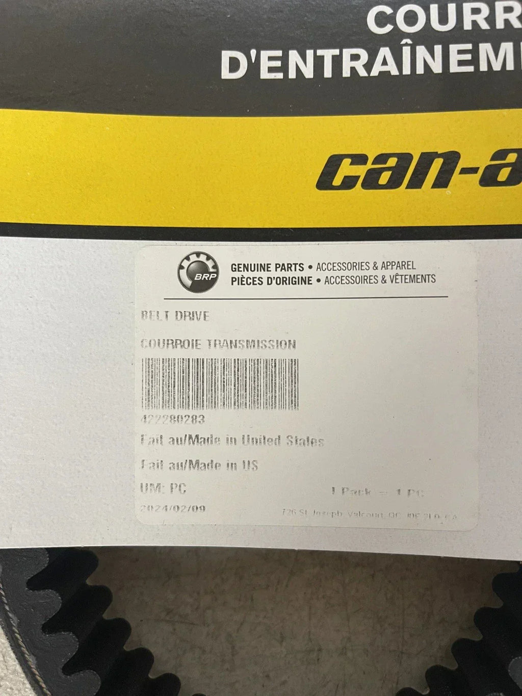 Can-Am BRP OEM Drive Belt 422280283 – Clutch Belt for Defender & Outlander MAX 400/450 HD5 Replacement