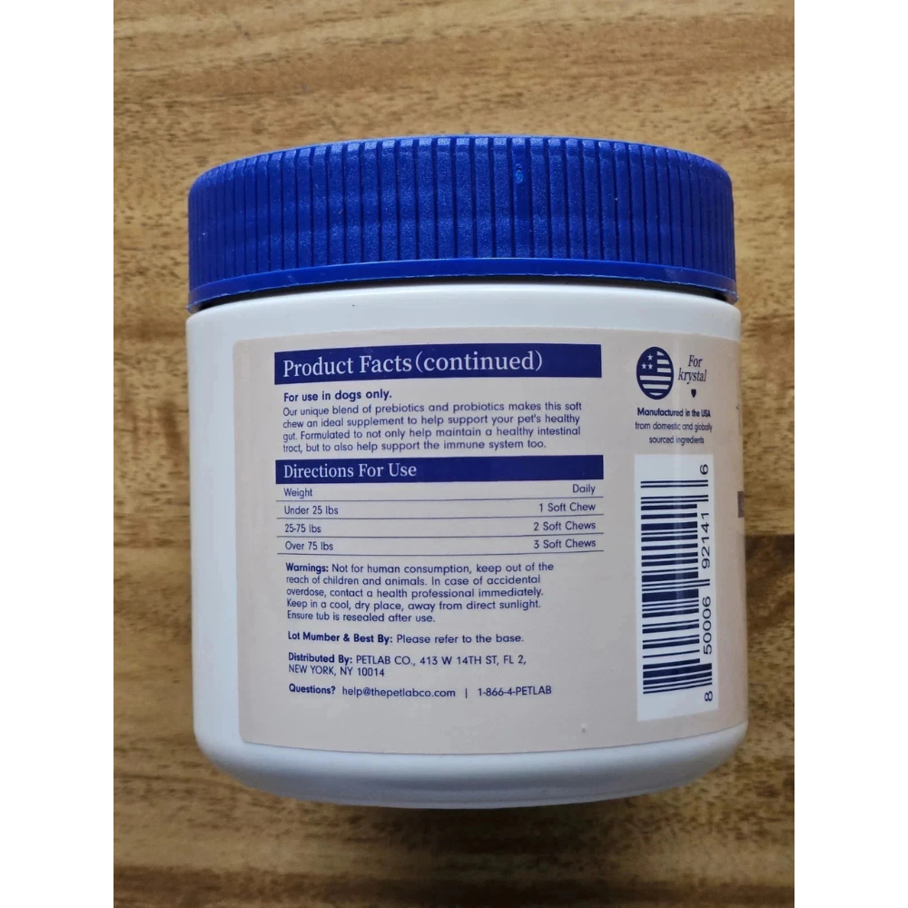 PetLab Co. Probiotics for Dogs, Support Gut Health For Dogs (30 Salmon)