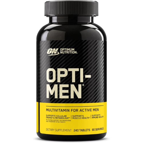 Optimum Nutrition Opti-Men Multivitamins – 240 Tablets | Daily Performance & Health Support Formula