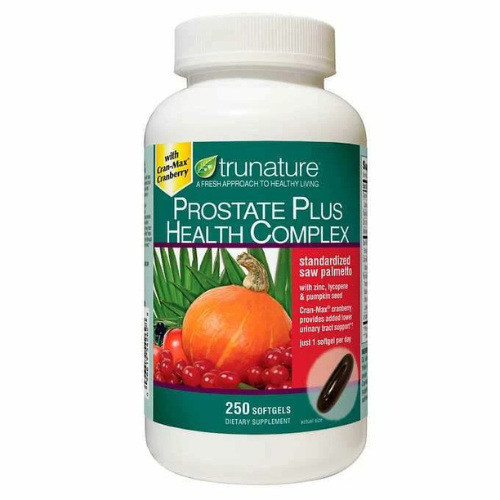trunature Prostate Plus Health Complex – 250 Softgels with Saw Palmetto