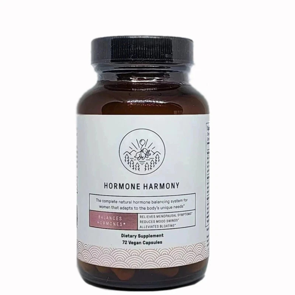 Happy Mammoth Hormone Harmony Dietary Supplement – 72 Capsules | Natural Hormone Balance & Women’s Wellness Support