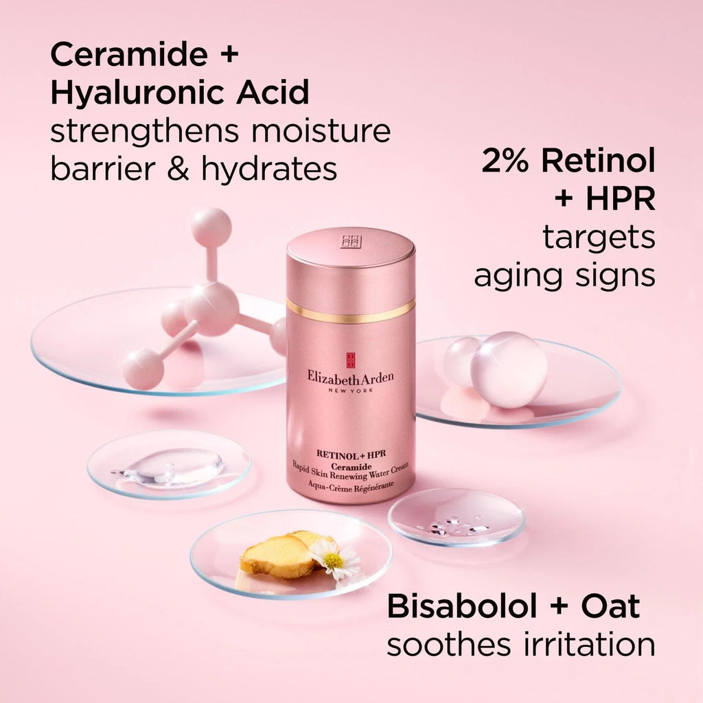 Elizabeth Arden Retinol + HPR Ceramide Rapid Skin Renewing Water Cream Face